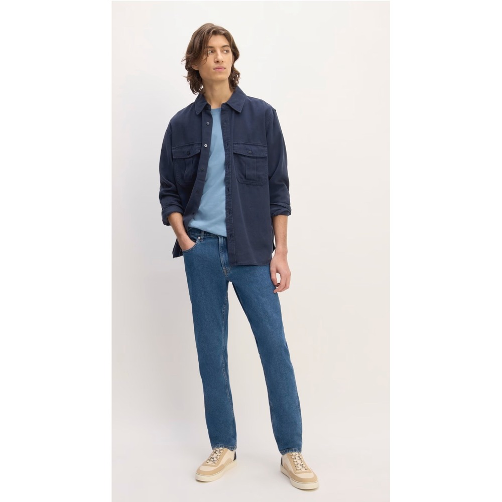 Everlane Slim Fit Jean Men 31 Blue Organic Stretch Denim Pant Minimalist Capsule